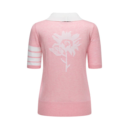 Thom Browne Women Flowers POLO shirt