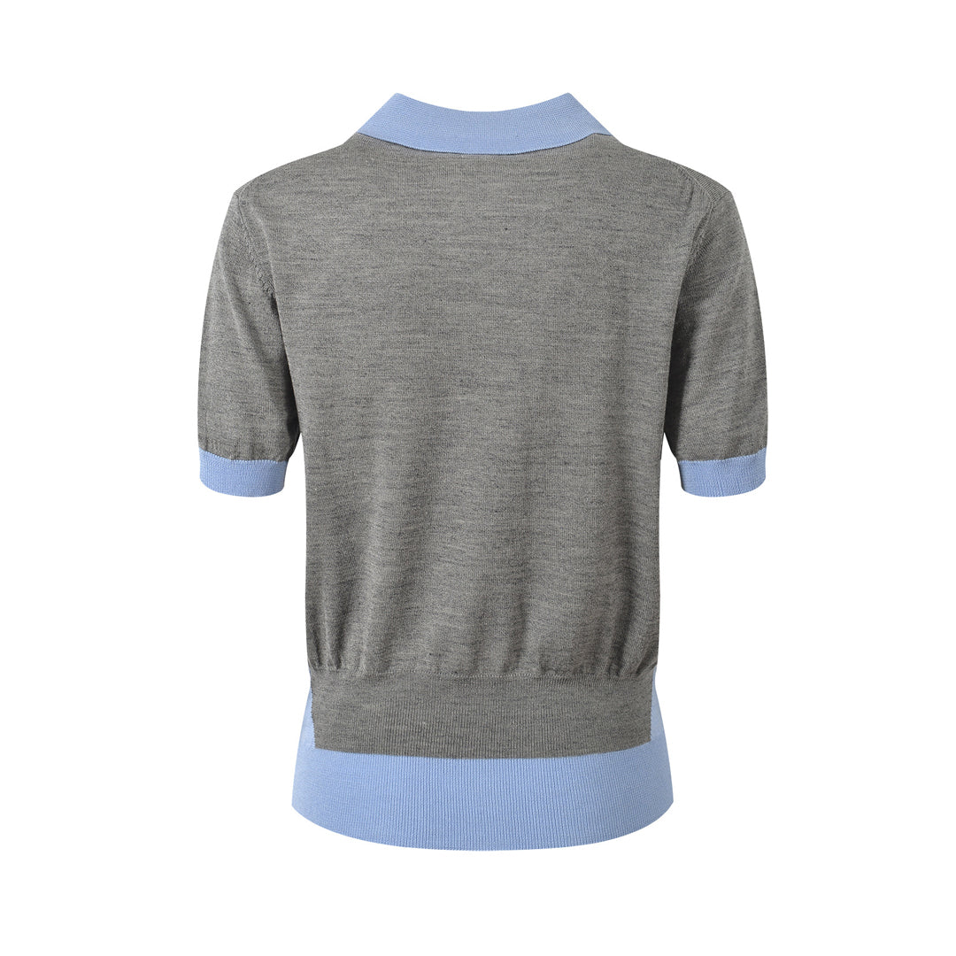 Thom Browne Women Ribbon POLO shirt