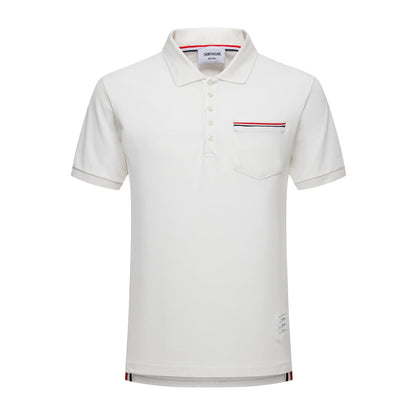 Thom Browne Pocket Stripes POLO Shirt