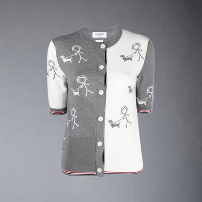 Thom Browne Women puppy POLO shirt