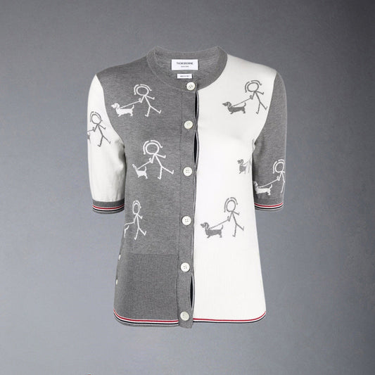 Thom Browne Women puppy POLO shirt