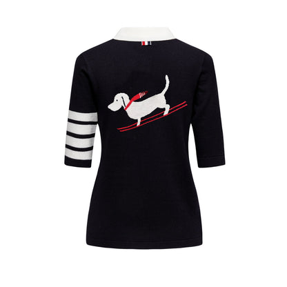 Thom Browne Women puppy POLO shirt