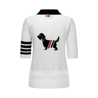 Thom Browne Women puppy POLO shirt