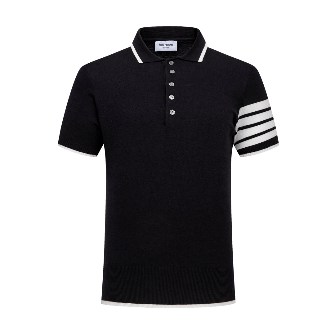 Thom Browne  Contrast stripes POLO Shirt