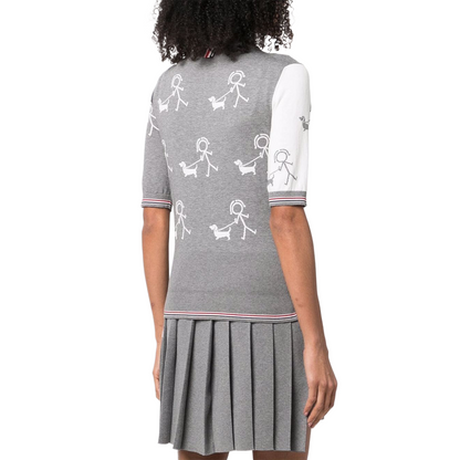 Thom Browne Women puppy POLO shirt
