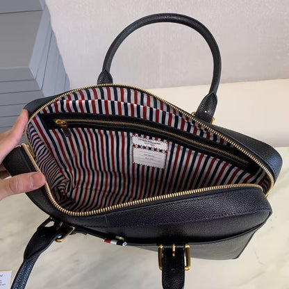 Thom Browne  Top-grade cowhide briefcase