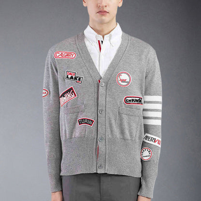 Thom Browne  Knitted Cardigan