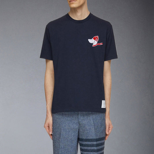 Thom Browne  Puppy embroidery T-shirt