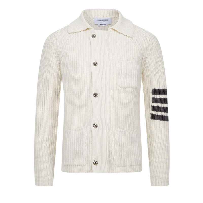 Thom Browne  Knitted sweater coat