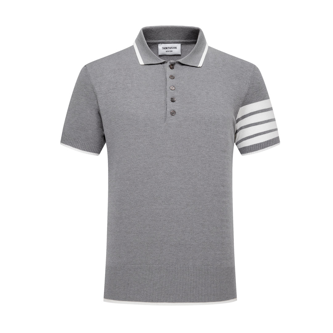 Thom Browne  Contrast stripes POLO Shirt