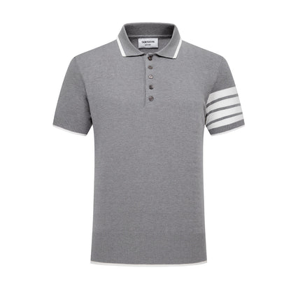 Thom Browne  Contrast stripes POLO Shirt