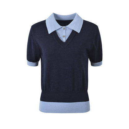 Thom Browne Women Ribbon POLO shirt