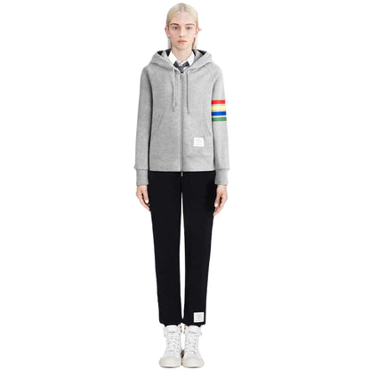 Thom Browne  Rainbow Stripes Hoodie