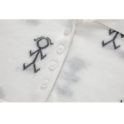 Thom Browne Women Stickman POLO shirt