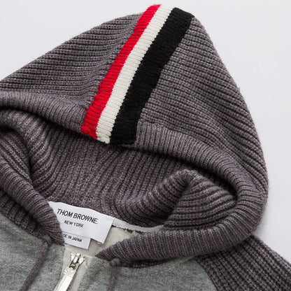 Thom Browne  Couple Plush Hoodie