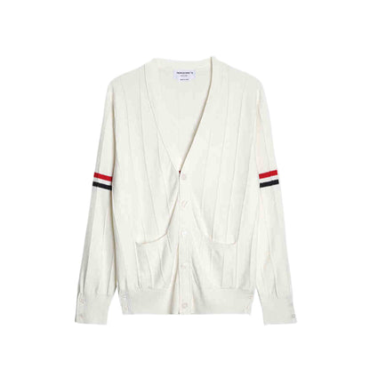 Thom Browne  Knitted sweater coat