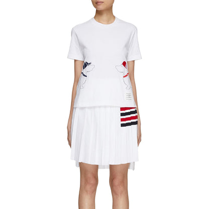Thom Browne  Puppy embroidery T-shirt
