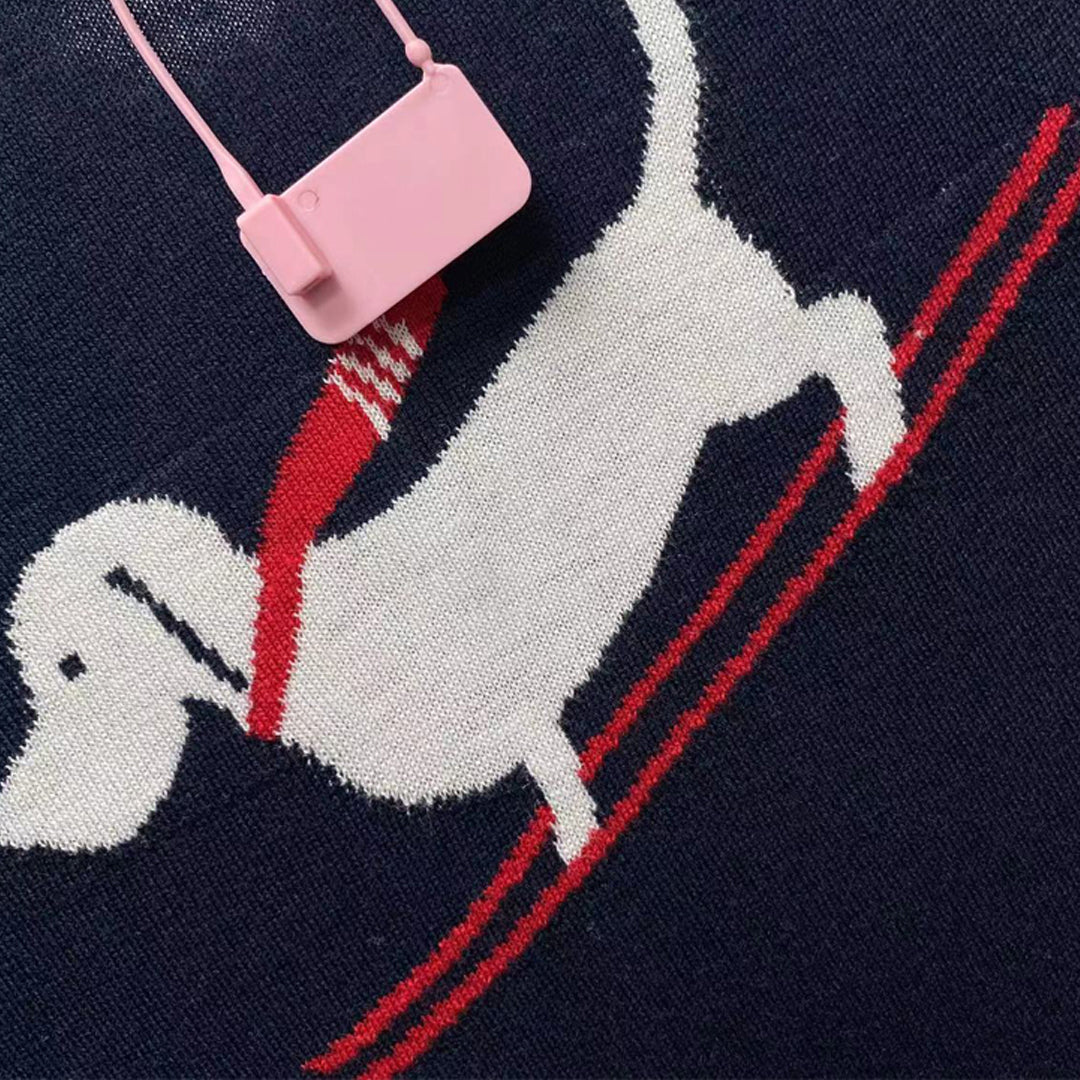 Thom Browne Women puppy POLO shirt
