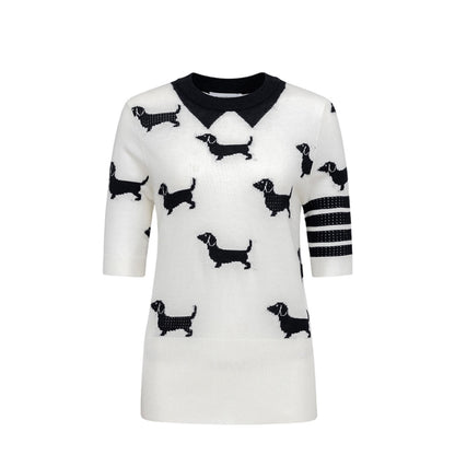 Thom Browne women puppy T-shirt