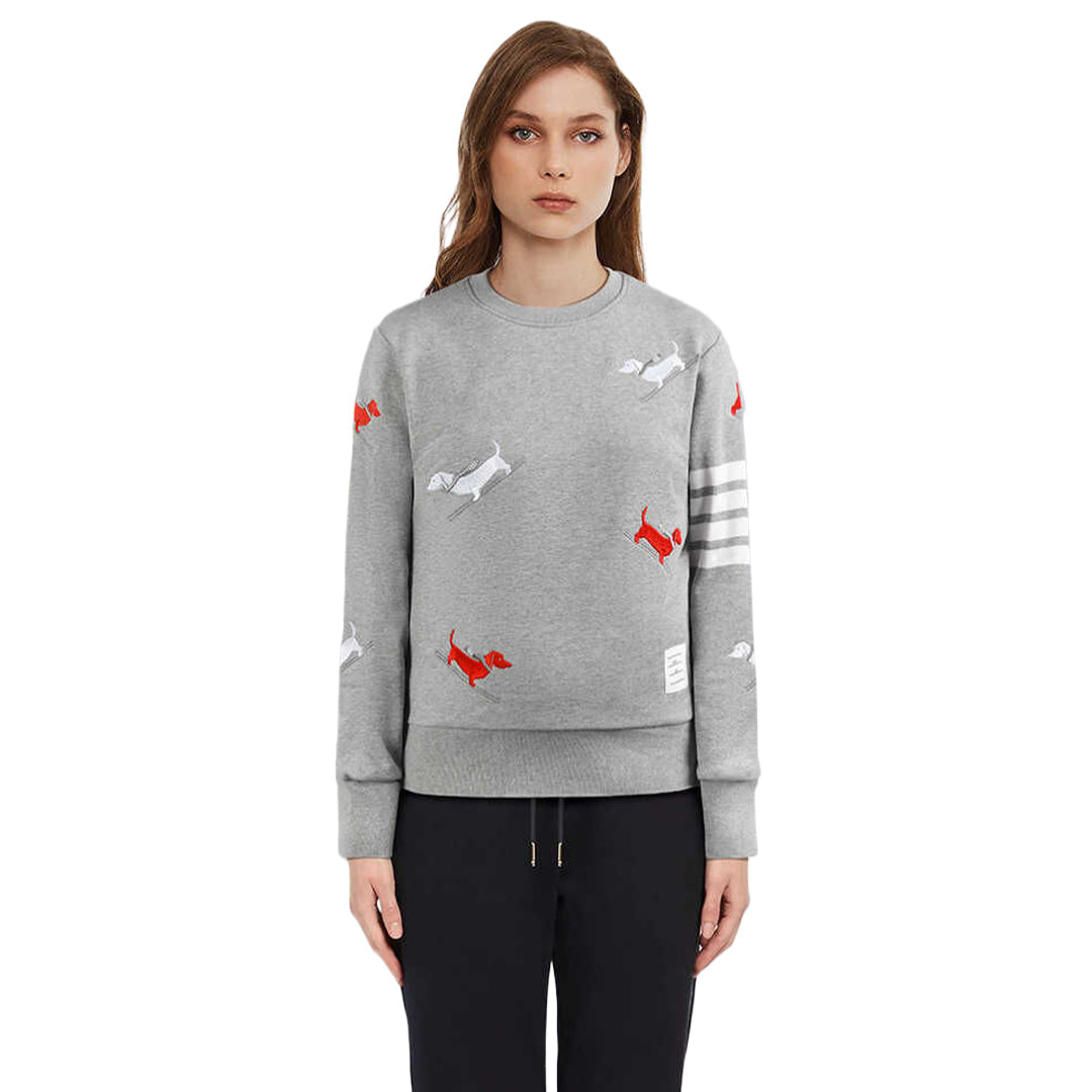 Thom Browne  Puppy Embroidery Sweatshirt