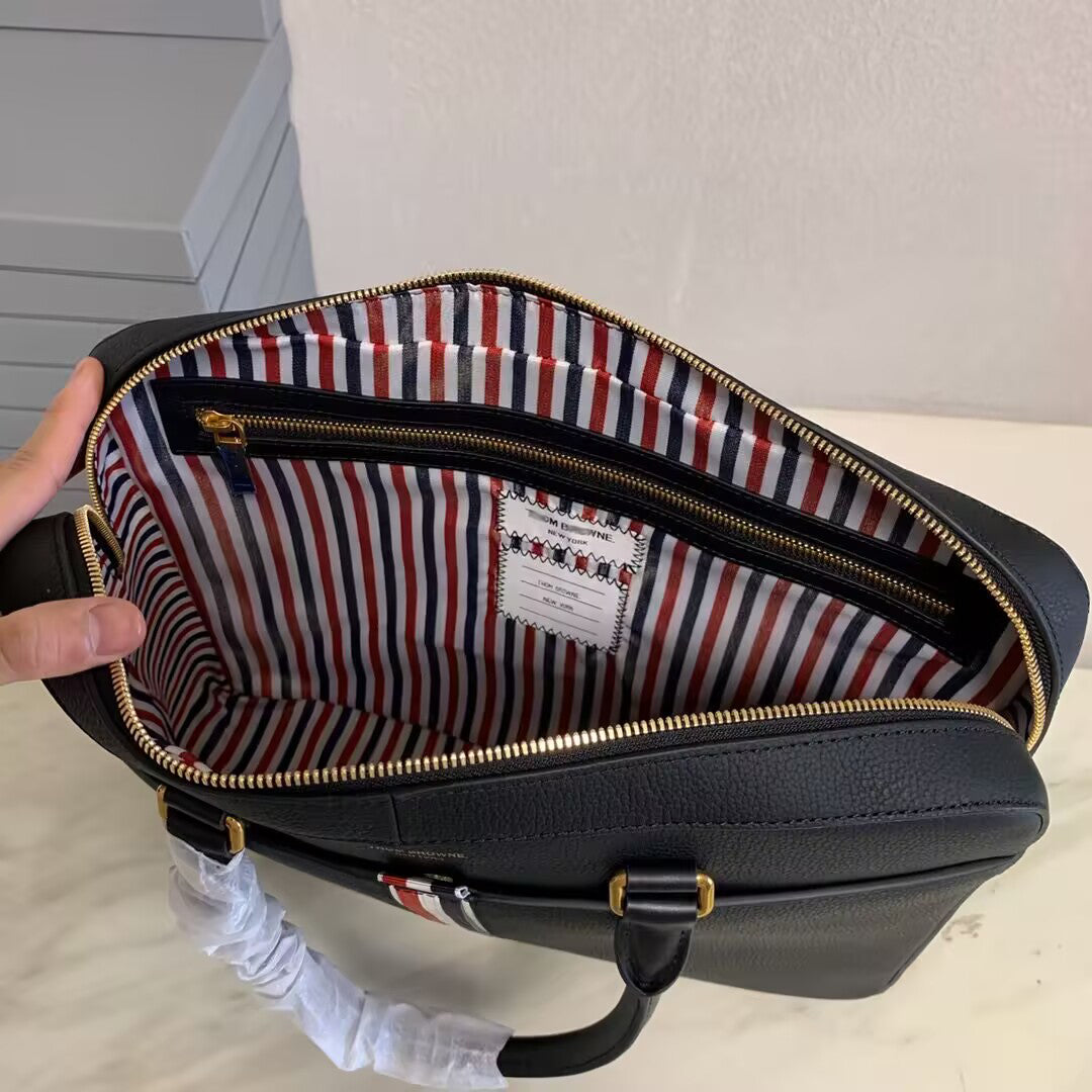 Thom Browne  Top-grade cowhide briefcase