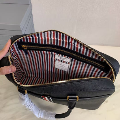 Thom Browne  Top-grade cowhide briefcase