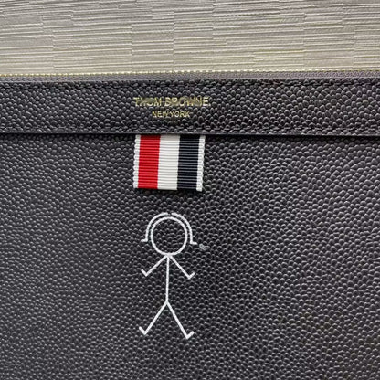 Thom Browne  Top-grade cowhide clutch