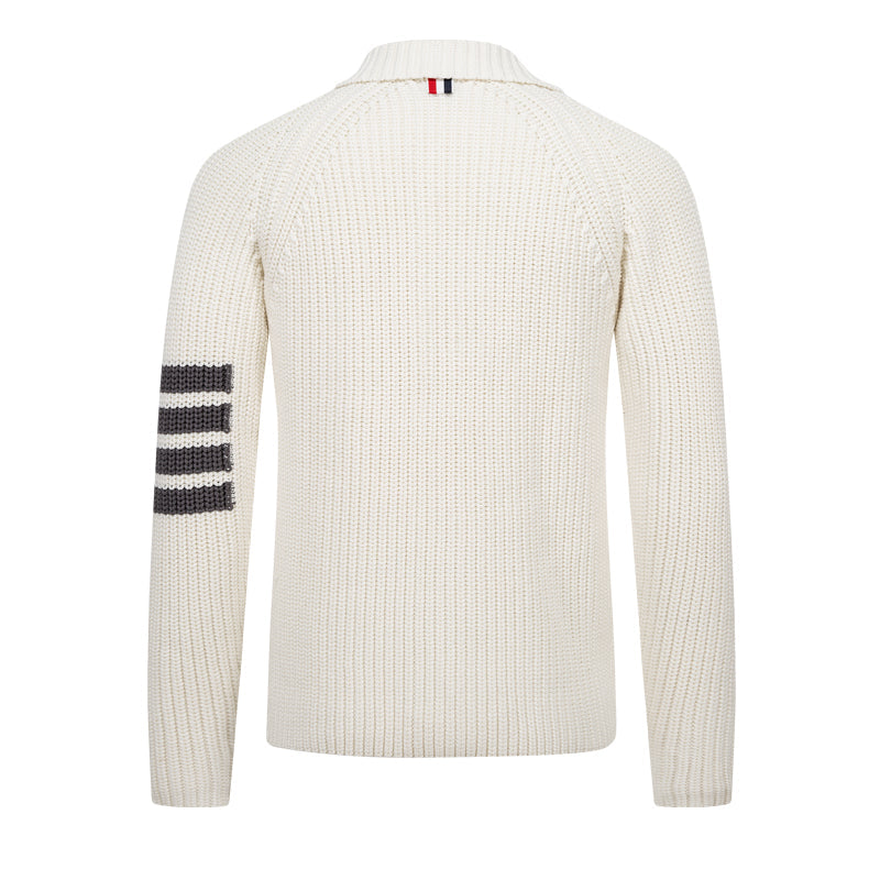 Thom Browne  Knitted sweater coat