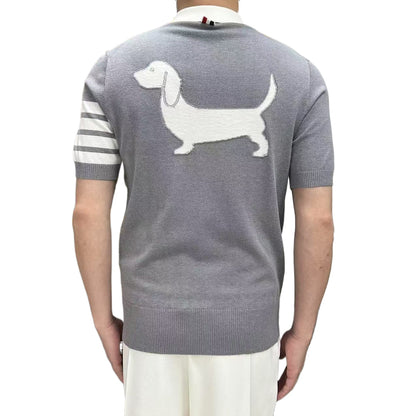 Thom Browne 2025ss Men Wool T-shirt
