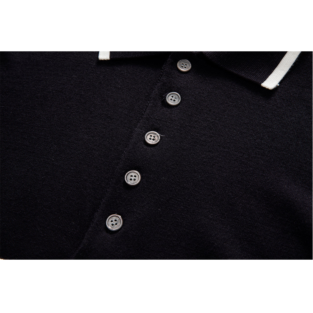 Thom Browne  Contrast stripes POLO Shirt