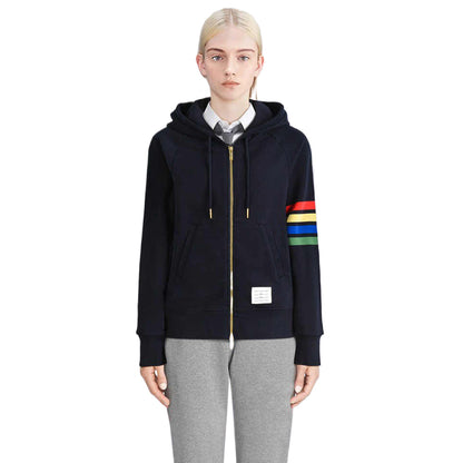 Thom Browne  Rainbow Stripes Hoodie