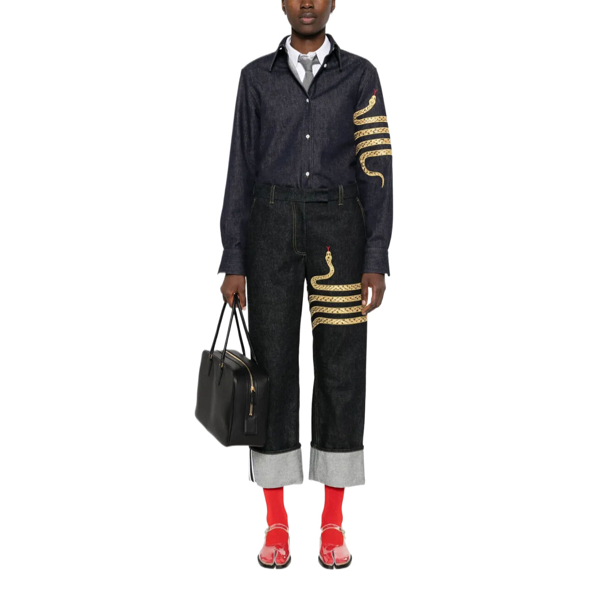 Thom Browne  2025ss Snake Year Limited Shirt