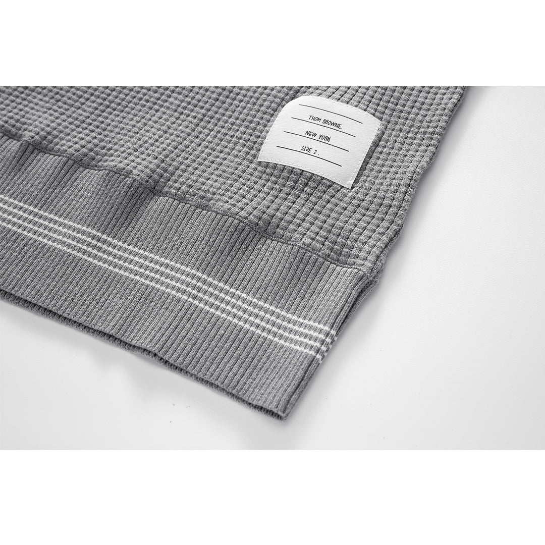 Thom Browne  Waffle fabric POLO Shirt