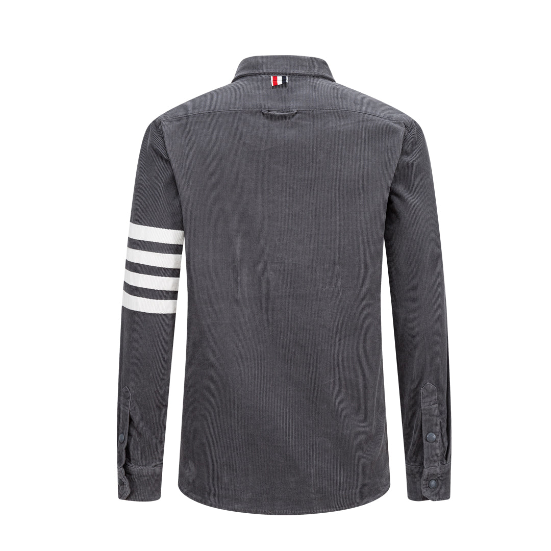 Thom Browne Man 4-Bar Thick Shirt