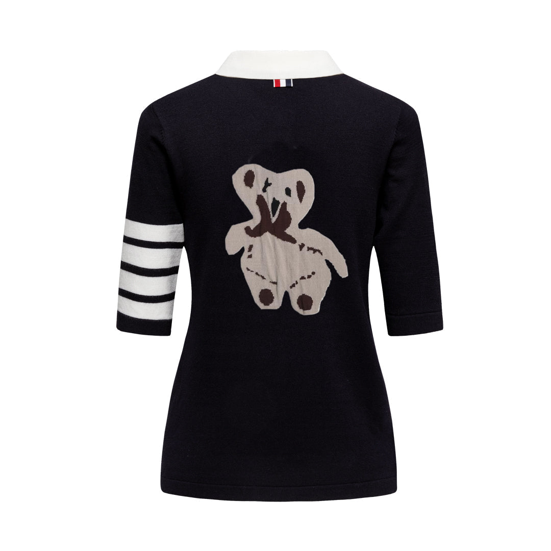 Thom Browne  Women Bear POLO shirt