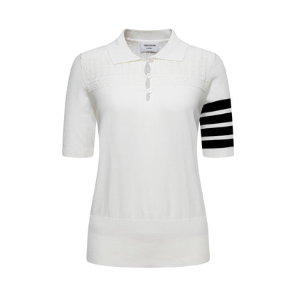 Thom Browne  Women Bear POLO shirt
