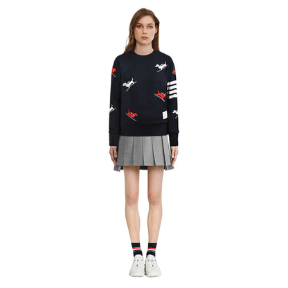 Thom Browne  Puppy Embroidery Sweatshirt