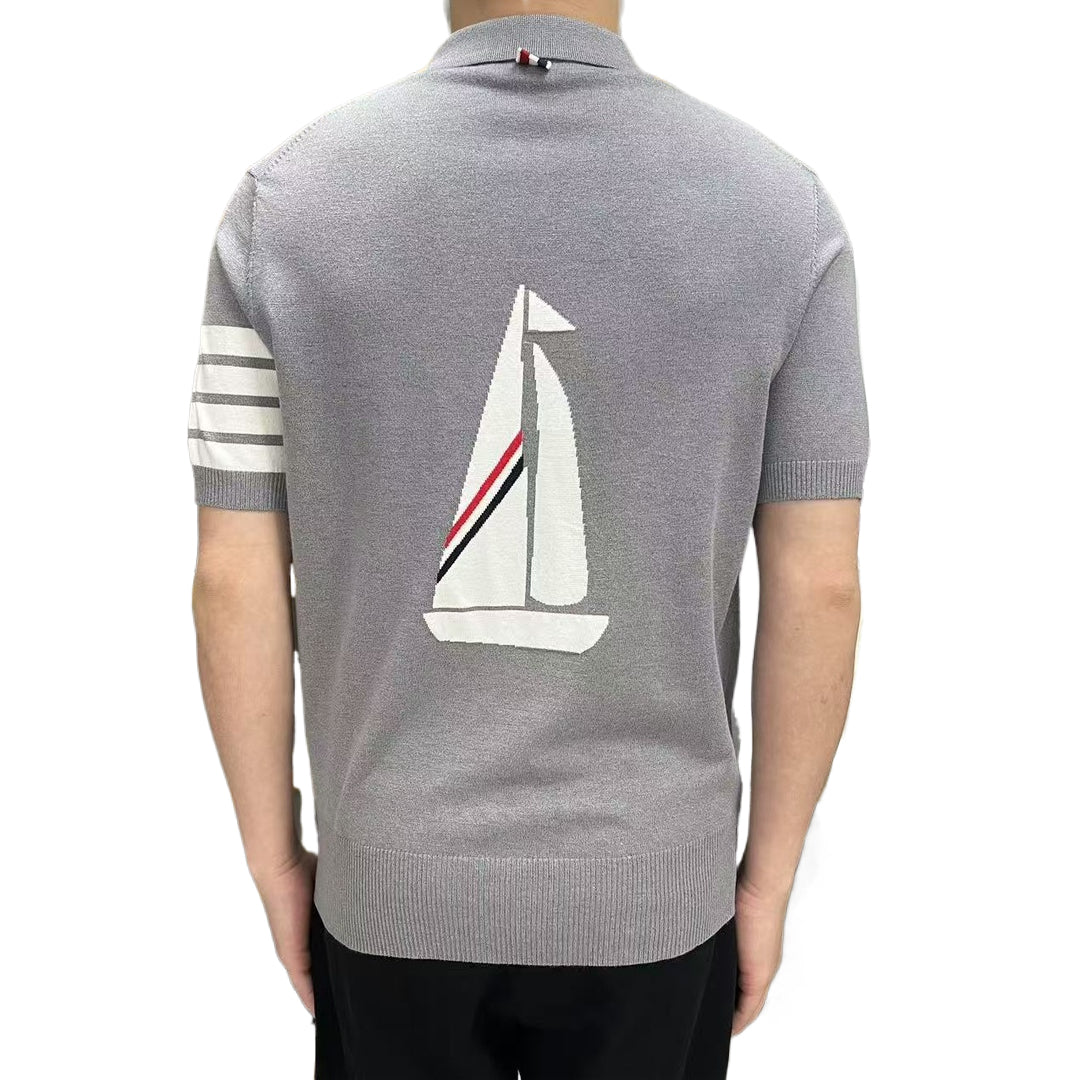 Thom Browne Man Wool POLO T-shirt