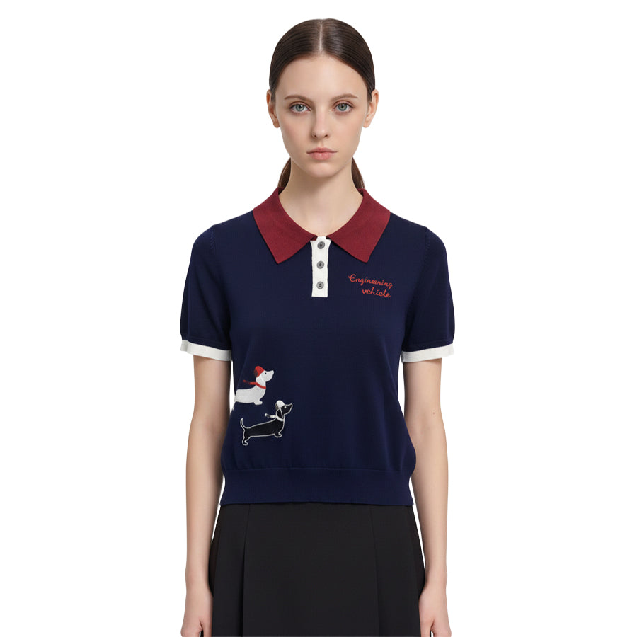 Thom Browne  Women Stripe T-shirt