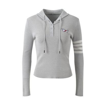 Thom Browne  2025ss Knitted Hoodie
