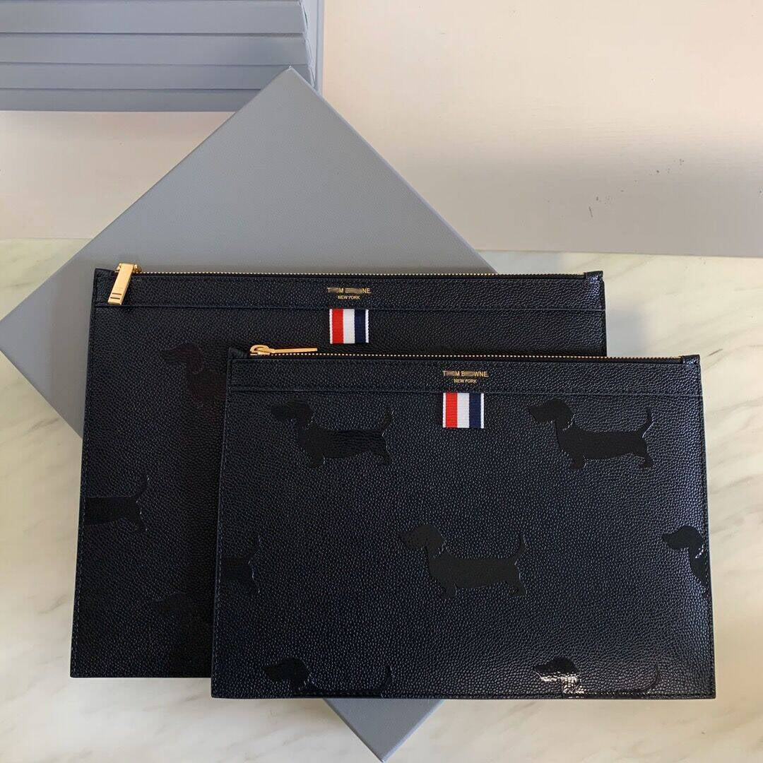 Thom Browne  Top-grade cowhide clutch