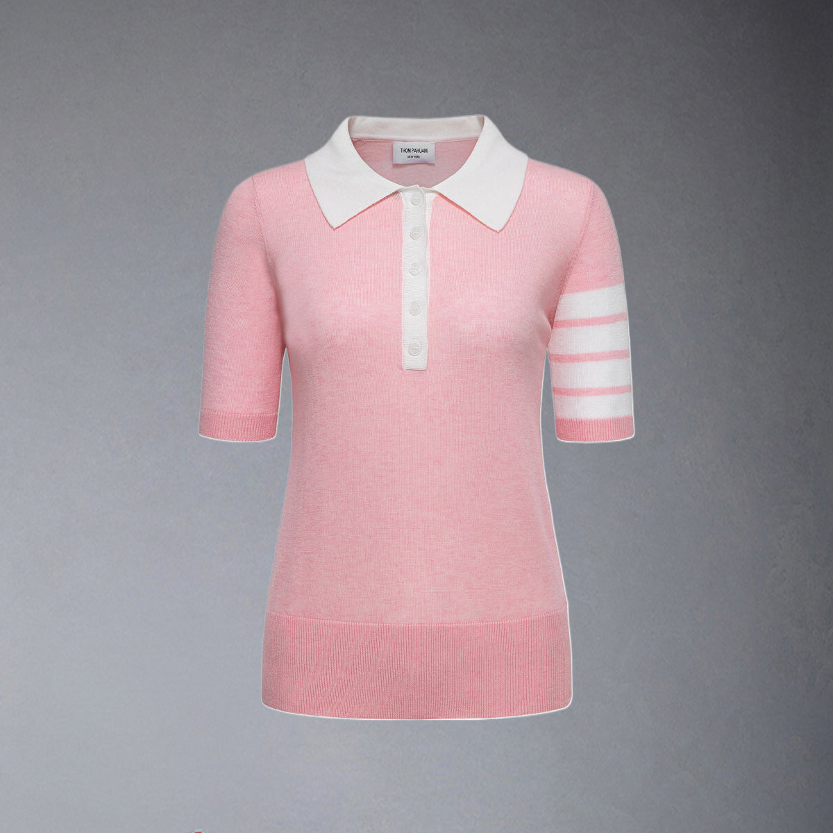 Thom Browne Women Flowers POLO shirt