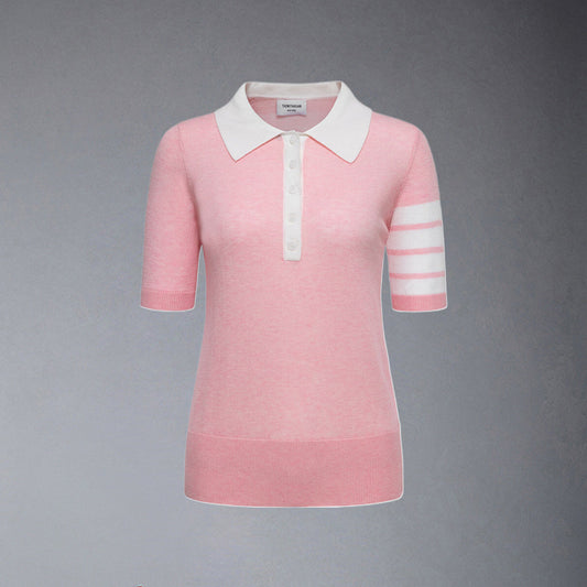 Thom Browne Women Flowers POLO shirt