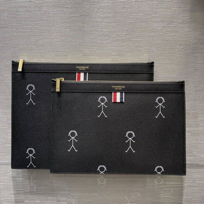 Thom Browne  Top-grade cowhide clutch