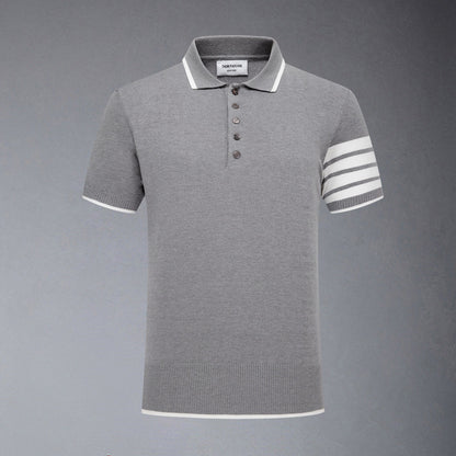 Thom Browne  Contrast stripes POLO Shirt