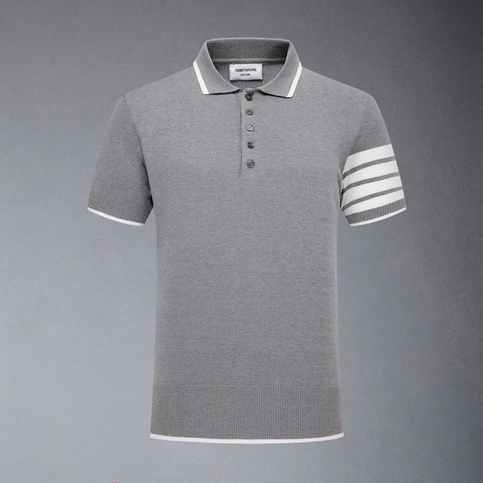 Thom Browne  Contrast stripes POLO Shirt