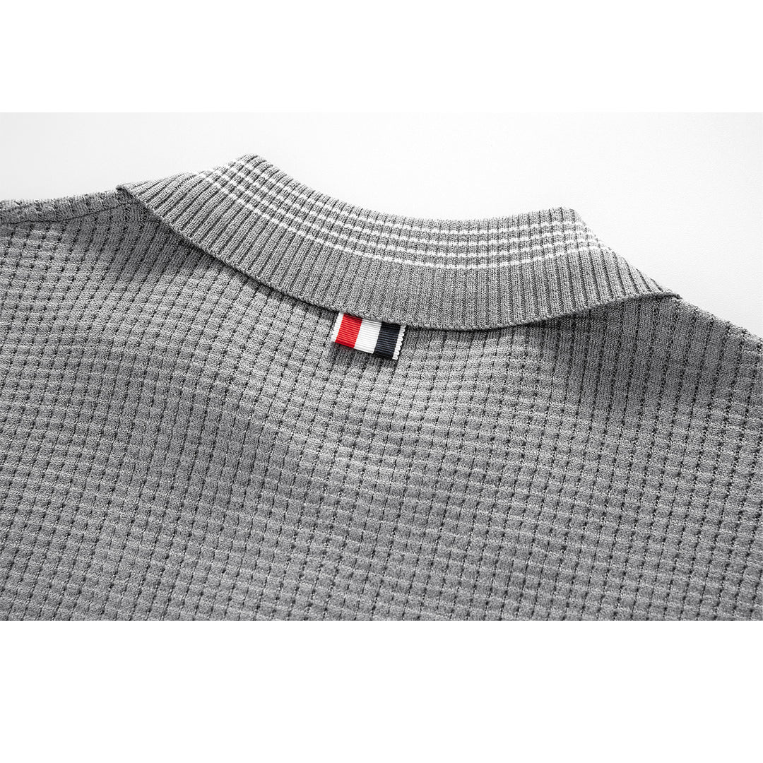 Thom Browne  Waffle fabric POLO Shirt