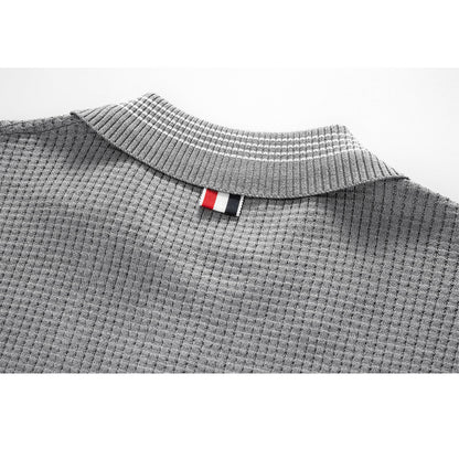 Thom Browne  Waffle fabric POLO Shirt