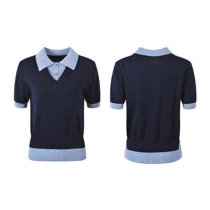 Thom Browne Women Ribbon POLO shirt