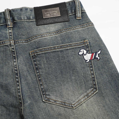 Thom Browne Embroidery Jeans